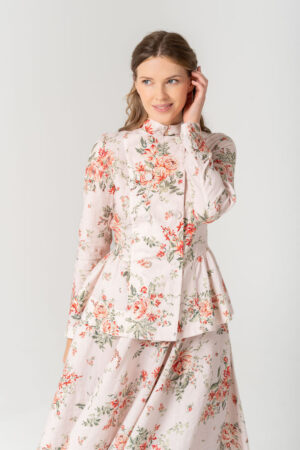 Painters – Tailored Linen Mandarin Collar Jacket